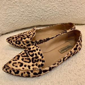 Steve Madden leopard print loafers